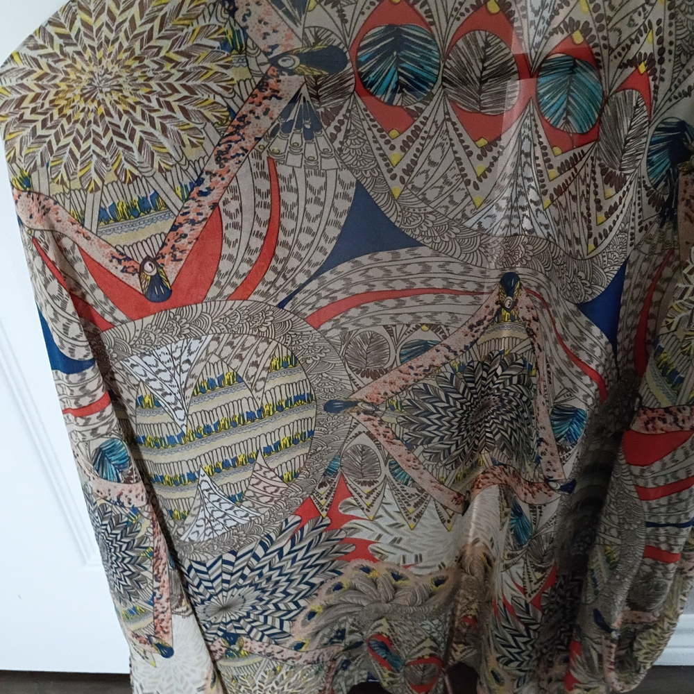 Umgee Multicolor Patterned Blouse - image 1